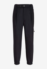 Etro Casual Pants in Virgin Wool Navy 1W743-0099 0200