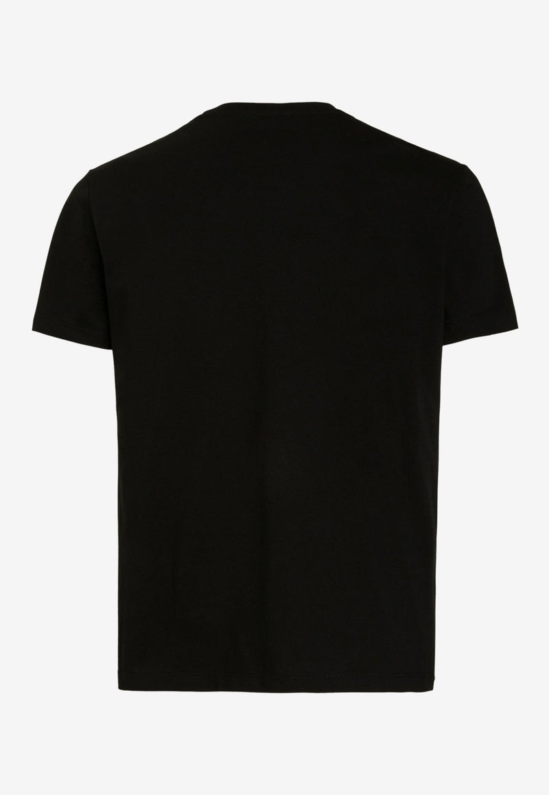 Etro Paisley Embroidered T-shirt Black 1Y020-9919 0001