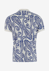 Etro Floral Short-Sleeved T-shirt Blue 1Y800-9444 0990