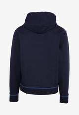 Etro Logo Hooded Sweatshirt Blue 1Y973-9497 0200