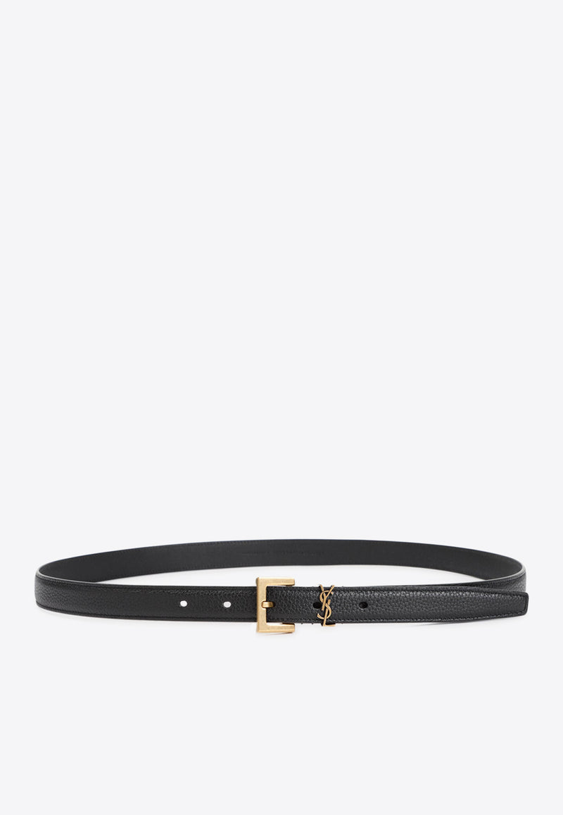 Cassandre Thin Leather Belt