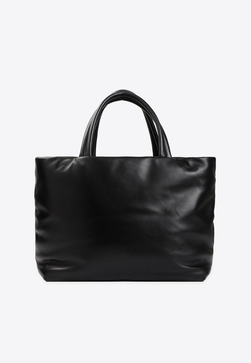 Logo Tote Bag in Nappa Leather