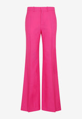 Wool Flared Pants