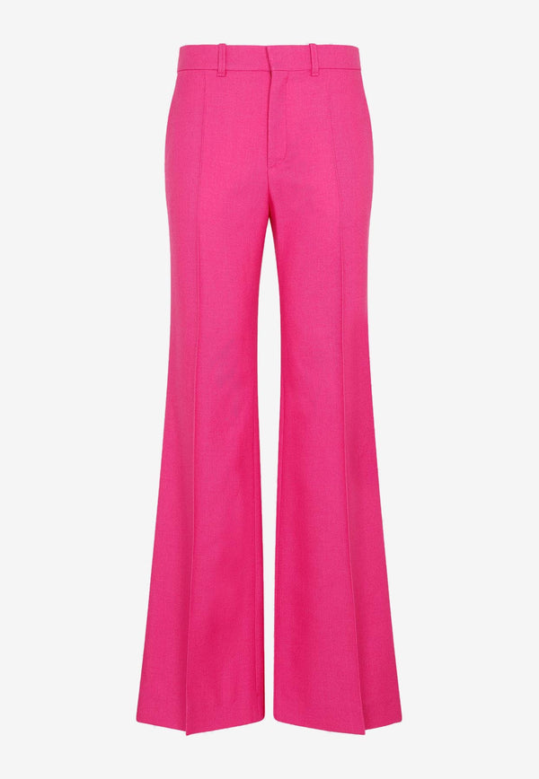 Wool Flared Pants