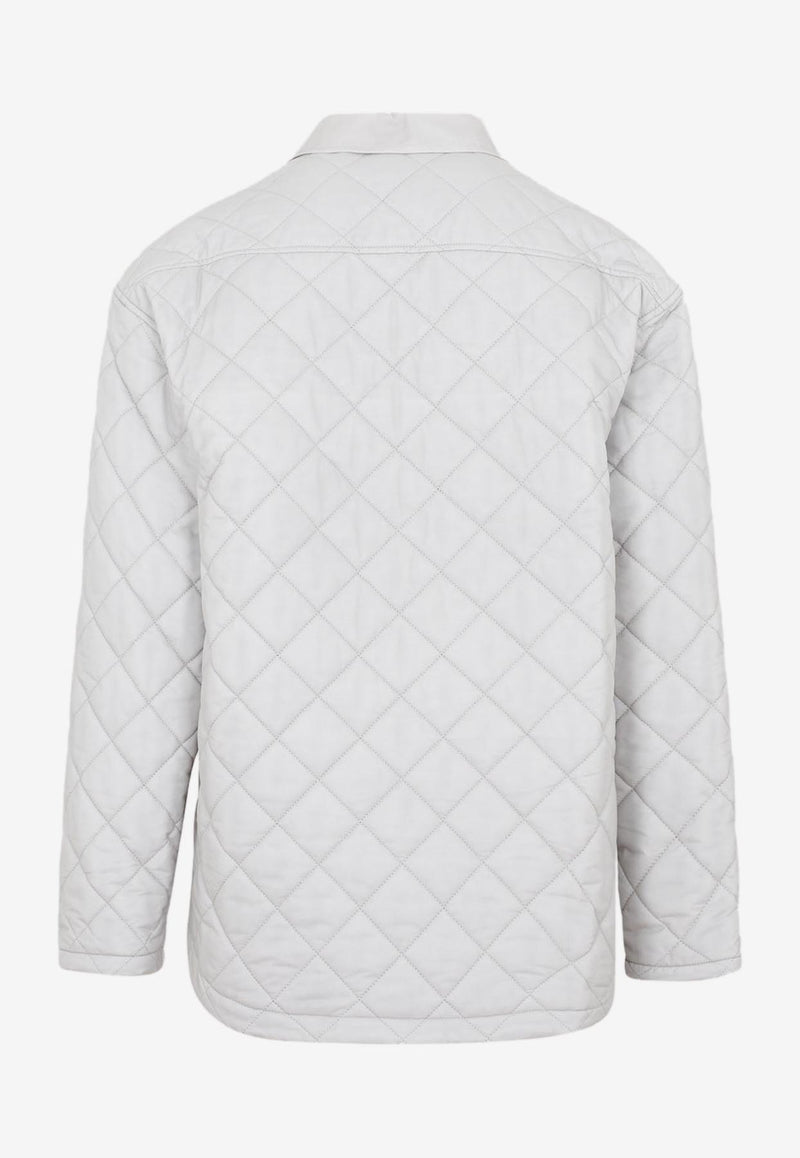 Logo-Patch Quilted Shirt