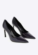 Liya 90 Pointed Pumps in Patent Leather