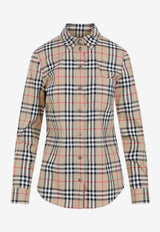 Button-Down Checked Shirt