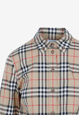 Button-Down Checked Shirt