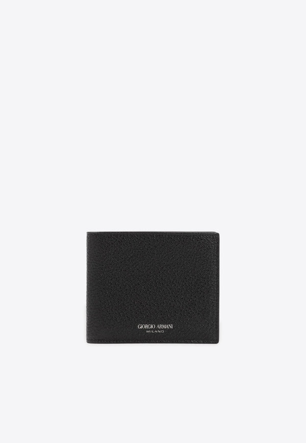 Bi-Fold Wallet in Grained Leather