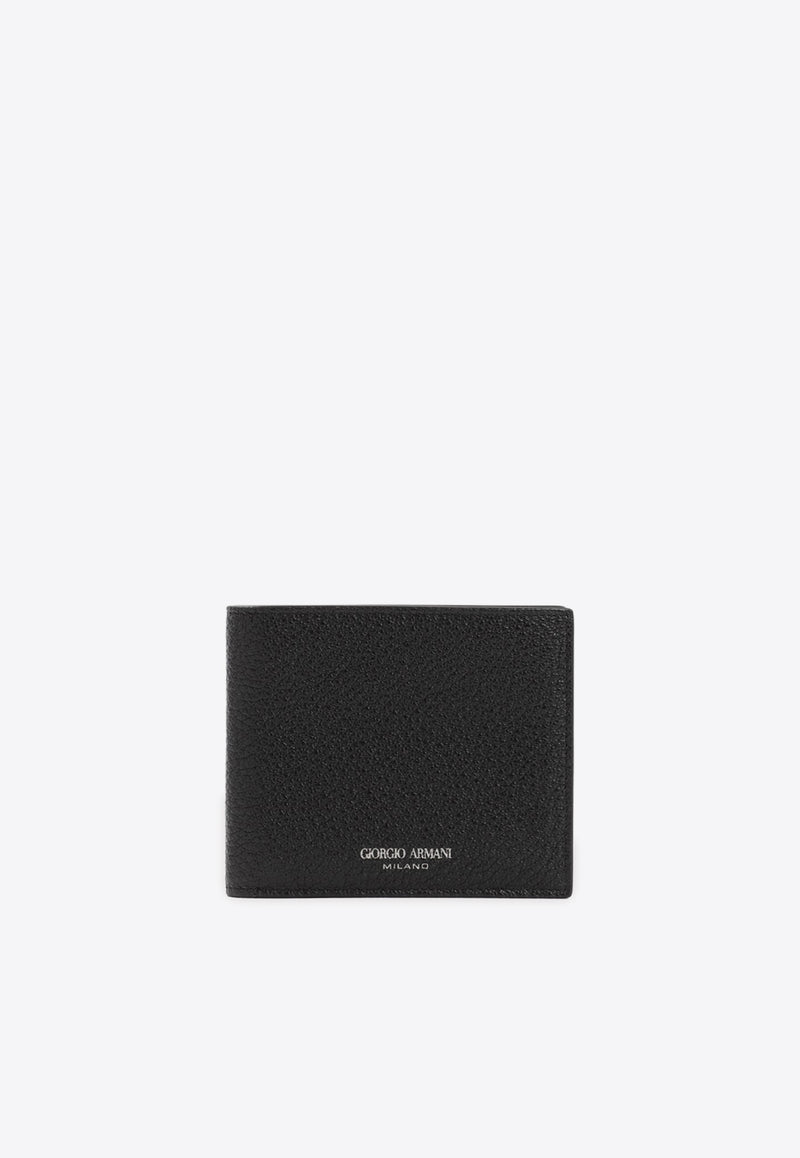 Bi-Fold Wallet in Grained Leather