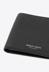 Bi-Fold Wallet in Grained Leather