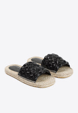 Jack Intrecciato Flat Sandals