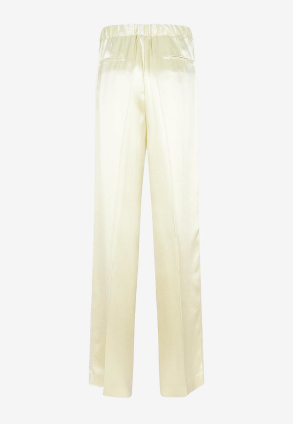 Drawstring Straight-Leg Pants