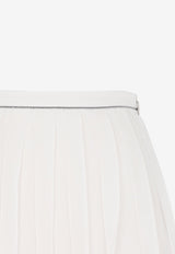 Tulle Midi Skirt in Silk