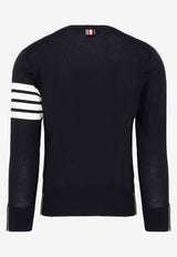 4-bar Stripe Wool Sweater