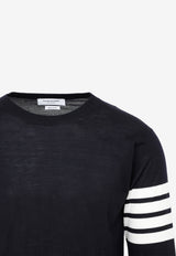 4-bar Stripe Wool Sweater