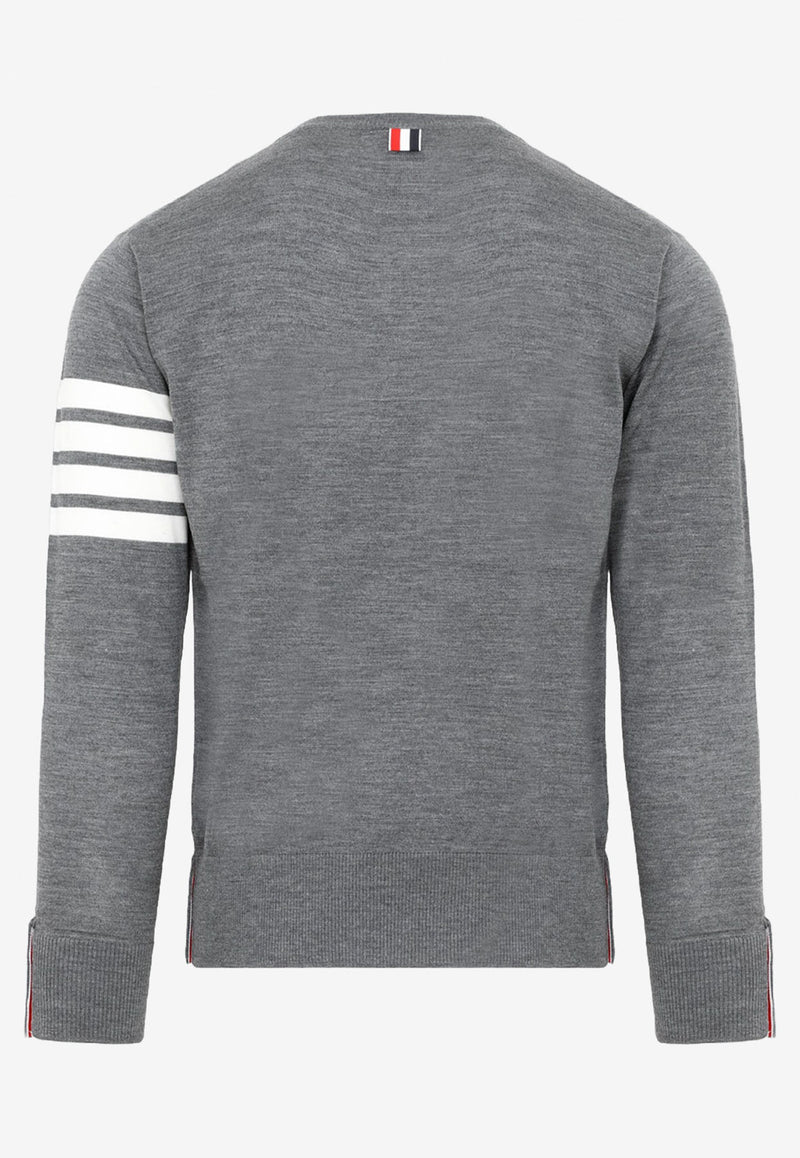 4-bar Stripe Wool Sweater