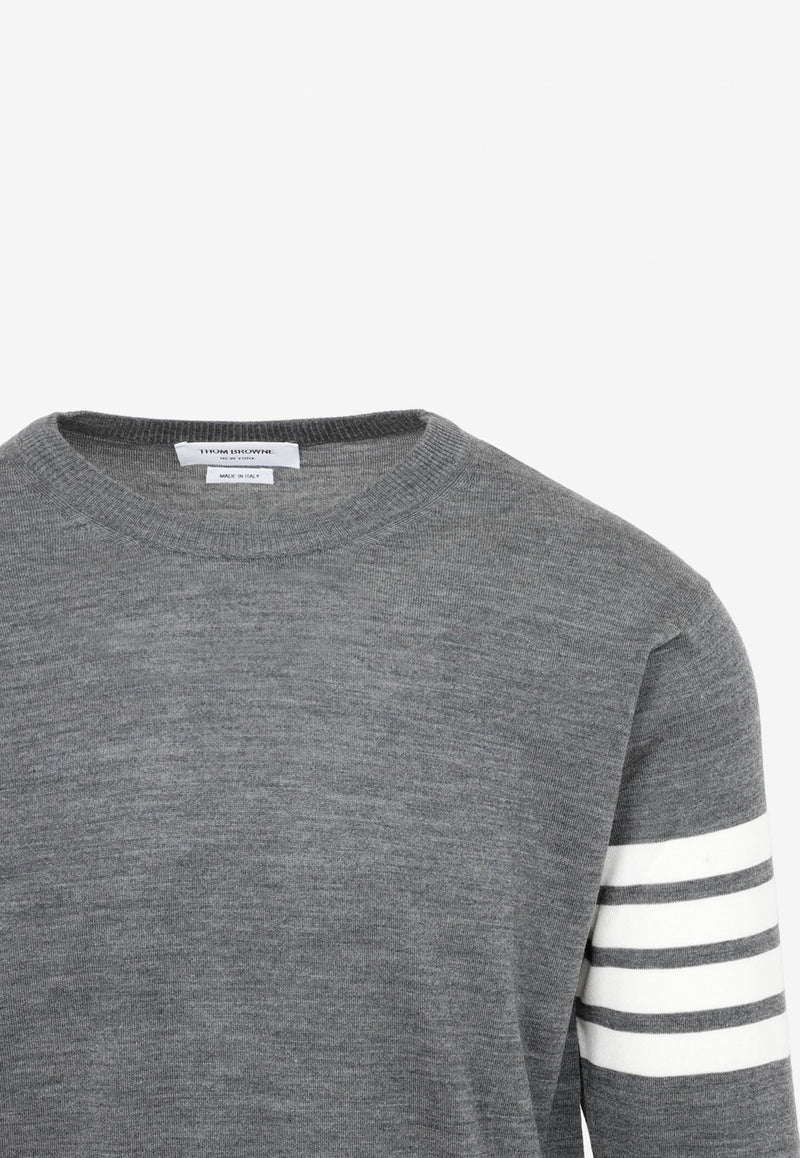 4-bar Stripe Wool Sweater