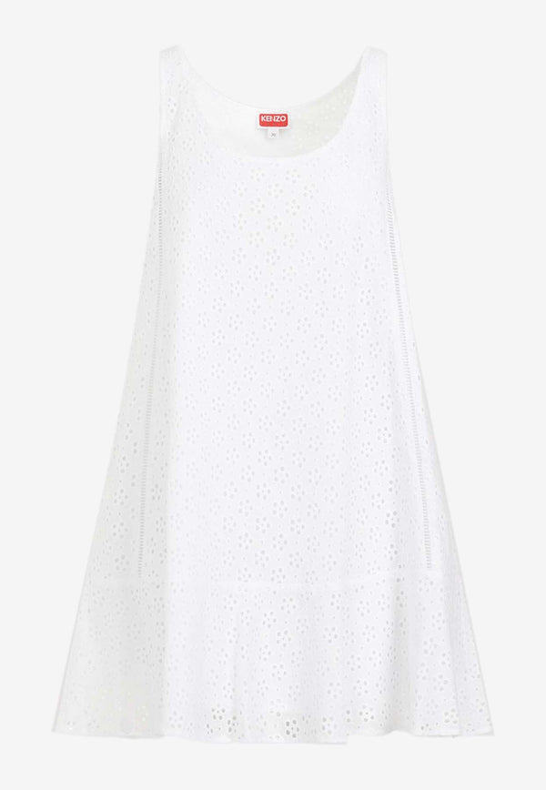 Broderie Anglaise Mini Dress