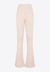 Flare Knit Rib Pants