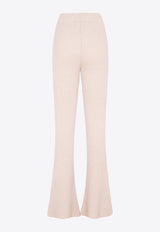 Flare Knit Rib Pants