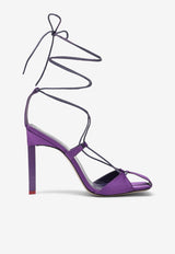 The Attico Adele 105 Wraparound Satin Sandals Purple 232WS411V015/M_ATTIC-012