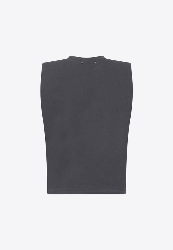 Sleeveless Rhombus T-shirt