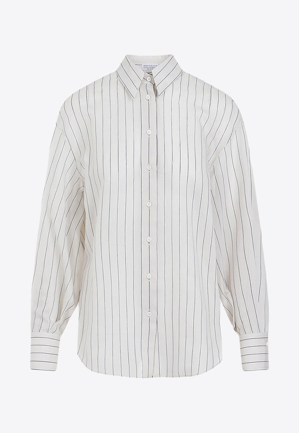 Striped Long-Sleeved Shirt