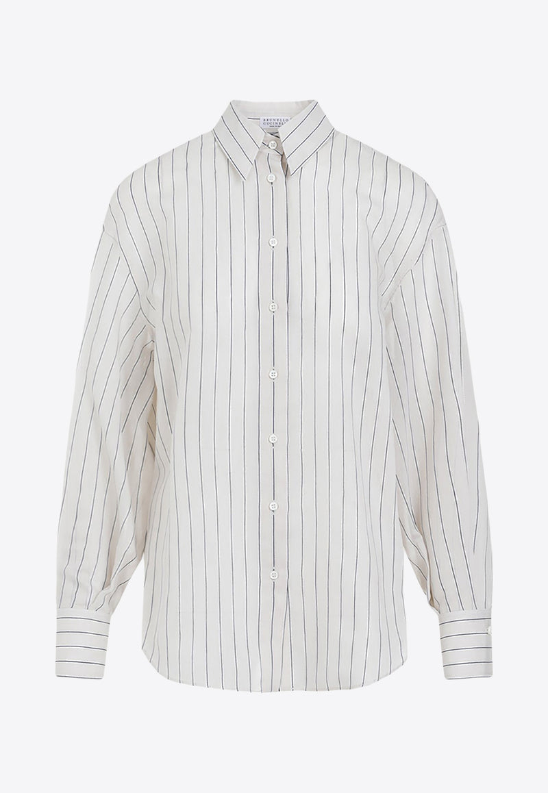 Striped Long-Sleeved Shirt