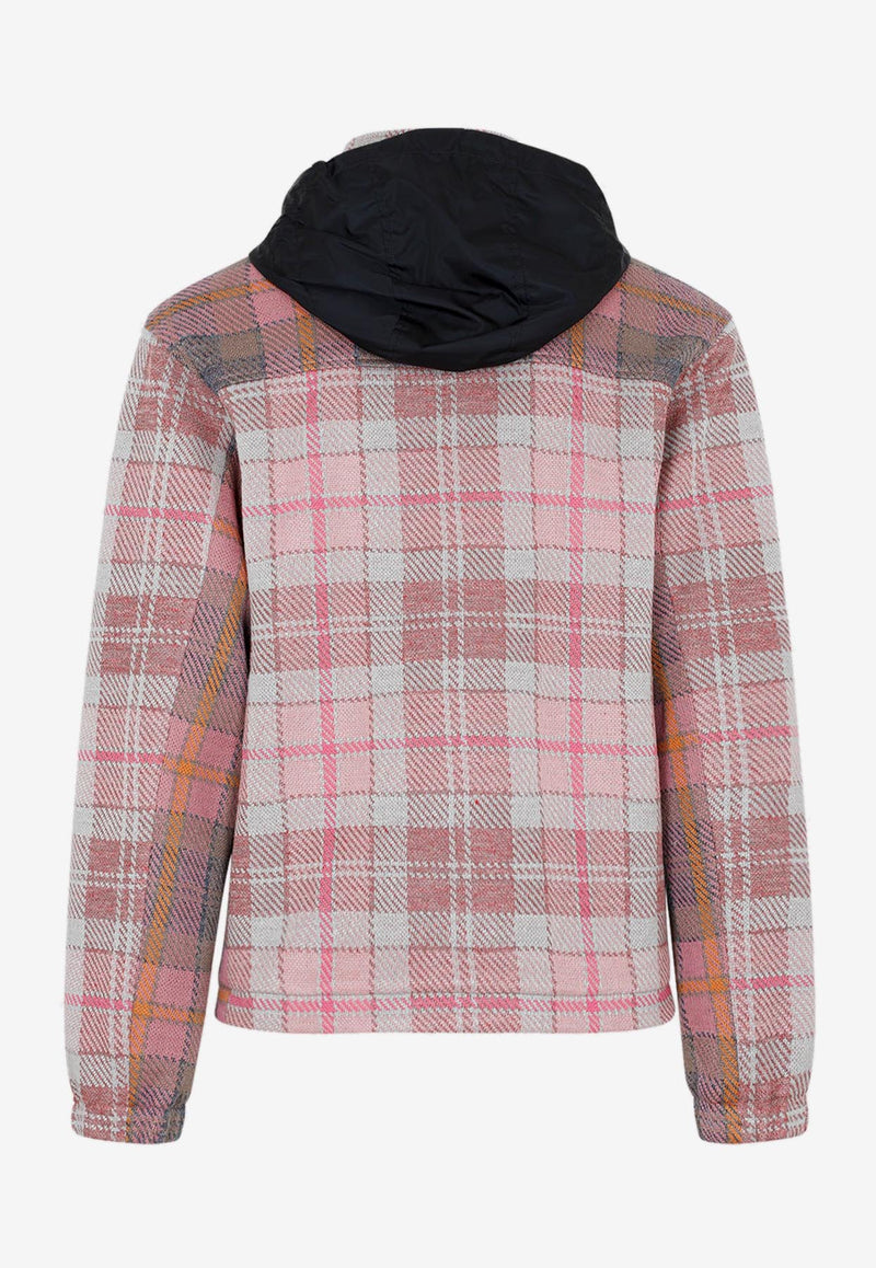 Checked Zip-Up Jacket