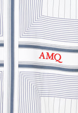 Logo-Embroidered Stripe Shirt