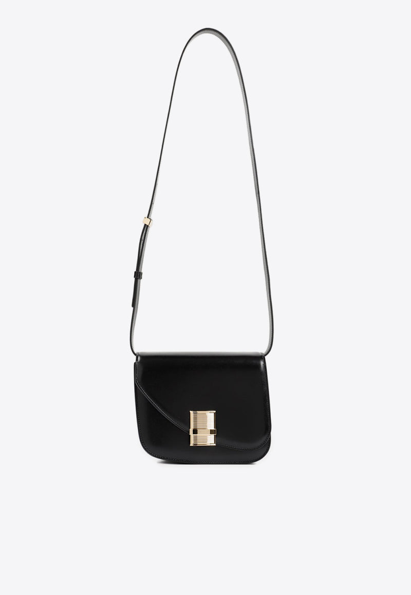 Small Oyster Shoulder Bag in Leather