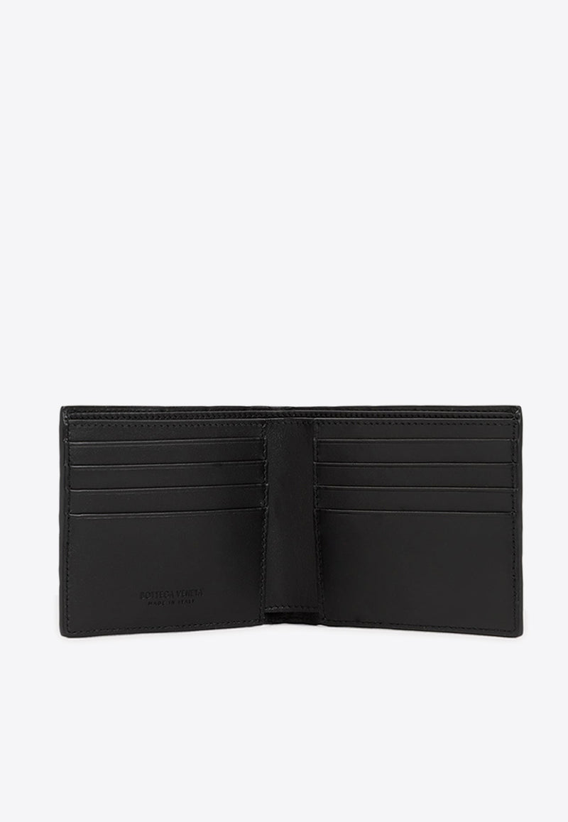 Intrecciato Bi-Fold Leather Wallet