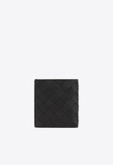 Intrecciato Slim Leather Bi-Fold Wallet