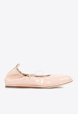 Heart Toe Ballet Flats in Patent Leather