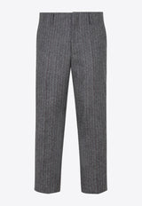 Herringbone Wool Pants