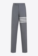 4-Bar Stripe Wool Tailored Pants