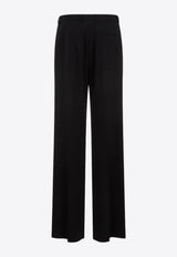 Straight-Leg Wool Pants