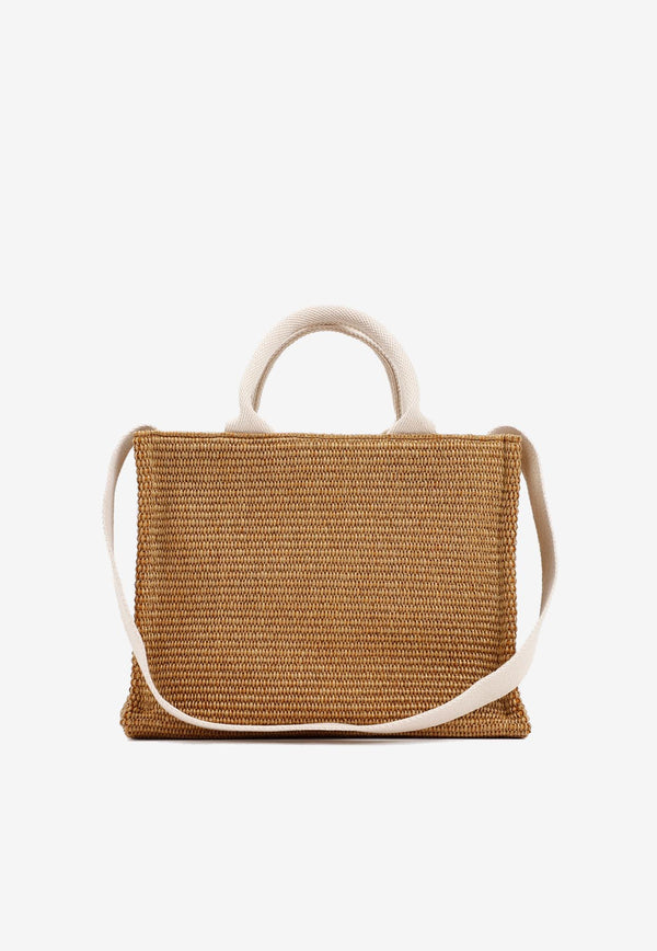 Raffia East-west Tote Bag