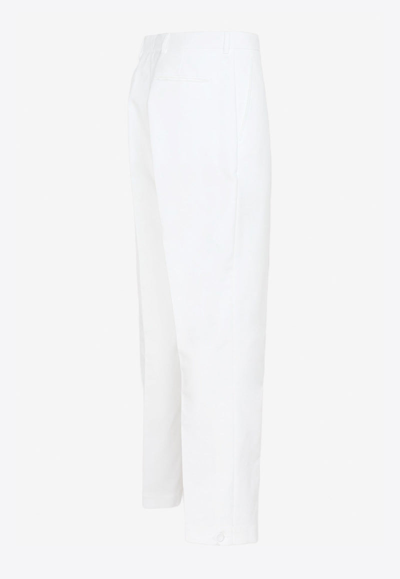 Dior Homme Ankle Slit Detail Cotton Pants 41389972848821 213C133A4451 030 IVORY