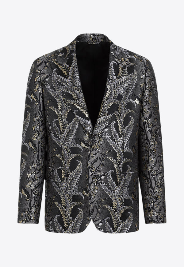 Jacquard Pattern Blazer