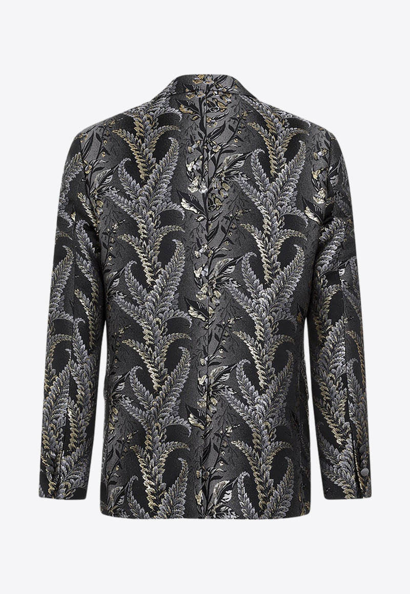 Jacquard Pattern Blazer