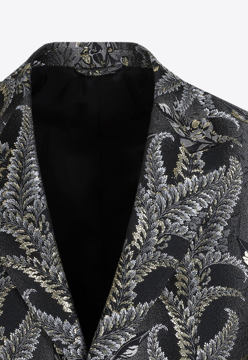 Jacquard Pattern Blazer