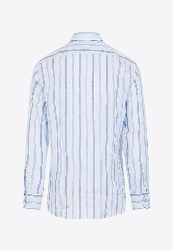 Striped Long-Sleeved Shirt