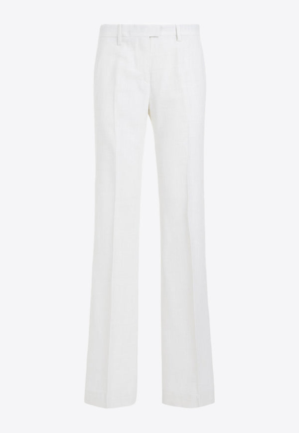 Straight-Leg Tailored Pants