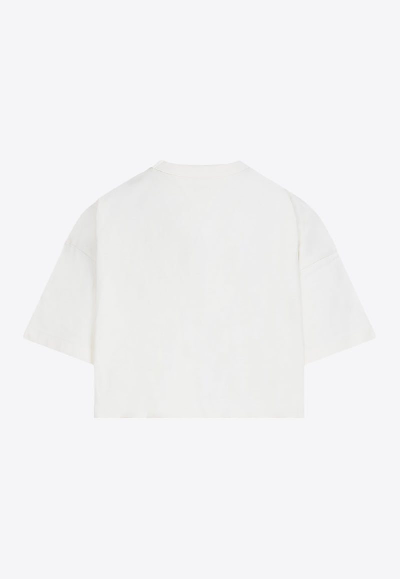 Short-Sleeved Cropped T-shirt