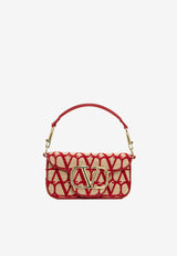 Valentino Small Toile Iconographe Locò Shoulder Bag Red 2W0B0L97JSQ J4A