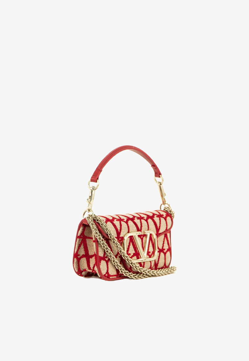 Valentino Small Toile Iconographe Locò Shoulder Bag Red 2W0B0L97JSQ J4A