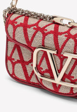 Valentino Small Toile Iconographe Locò Shoulder Bag Red 2W0B0L97JSQ J4A