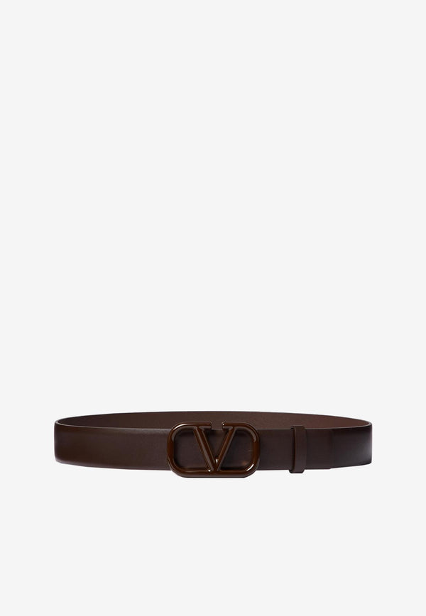 Valentino VLogo Signature Belt Brown 2W0T0X49ABA KG8